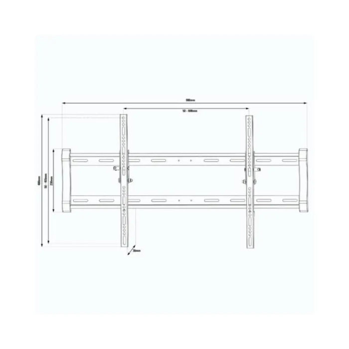 Vivanco BTI 6080 TV Wall Bracket, tiltable, VESA 800, max 65kg. Vivanco