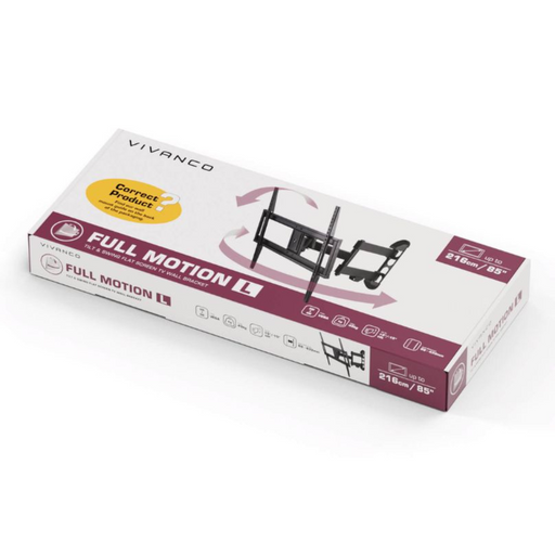 Vivanco Tilt and Swing TV Wall Bracket - Up to 85" Digiland Outlet Store