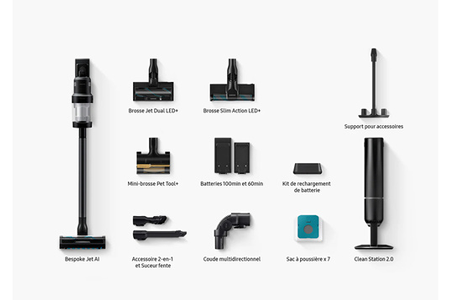 SAMSUNG BESPOKE JET AI VS28C97B4QK Stick Vacuum Cleaner Samsung