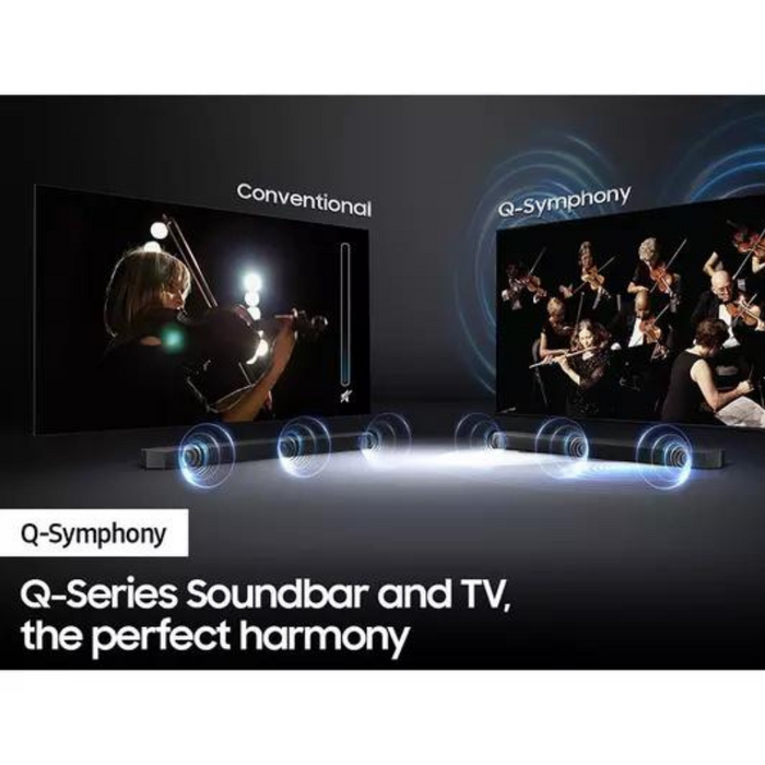 Samsung Q-Symphony Q600B 3.1.2ch Cinematic Dolby Atmos and DTS:X Soundbar with Subwoofer Digiland Outlet Store