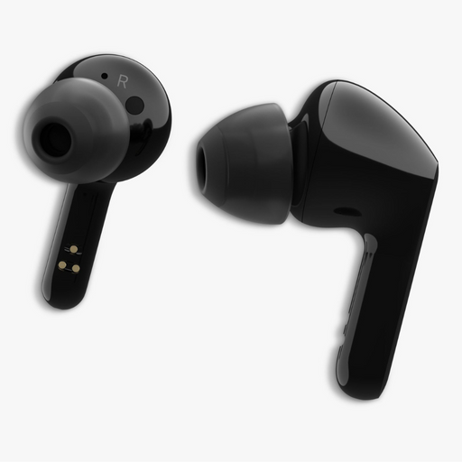 LG TONE Plug & Wireless Active Noise Cancellation True Wireless Bluetooth Earbuds, UV nano 99.9% Bacteria Free, Immersive 3D Sound - Black Digiland Outlet Store