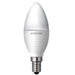 Samsung E14 LED Candle Bulb Frosted, warm white, 5.2w Dimmable (25w equivalent) Digiland Outlet Store
